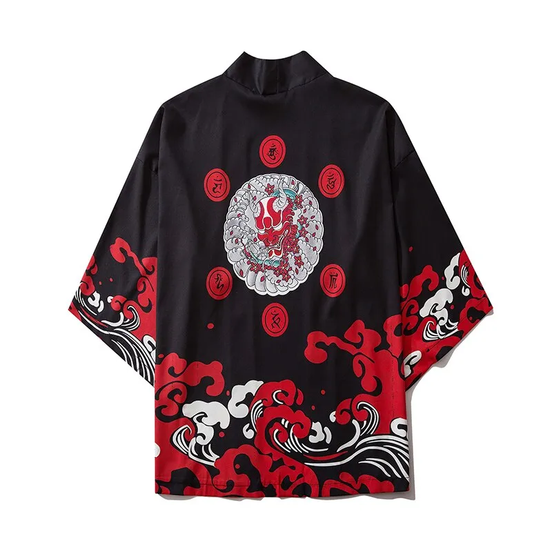 Nsqured "Demon Elegance" Men's Kimono Cardigan