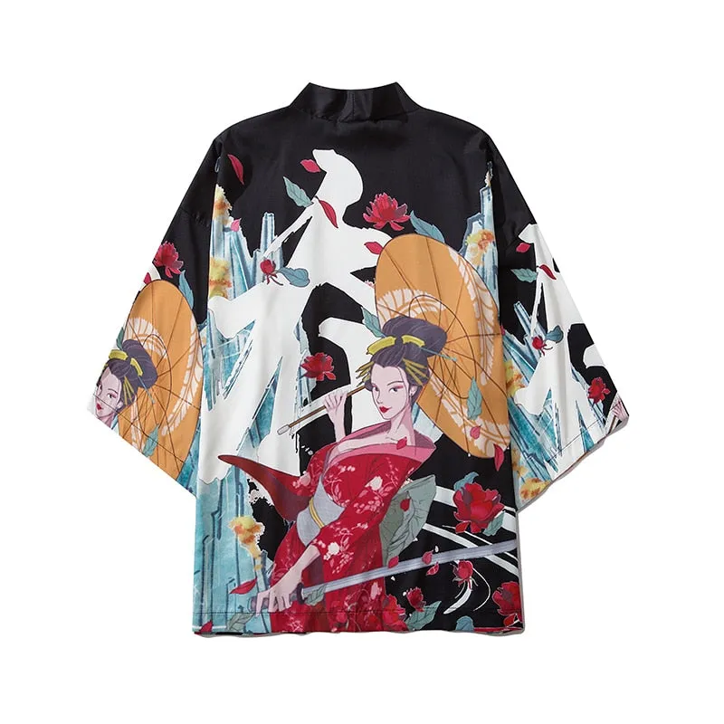 Nsqured "Dragon Kimono" Unisex Streetwear Cardigan