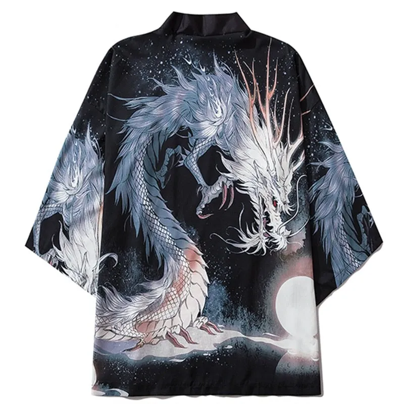 Nsqured "Dragon Kimono" Unisex Streetwear Cardigan