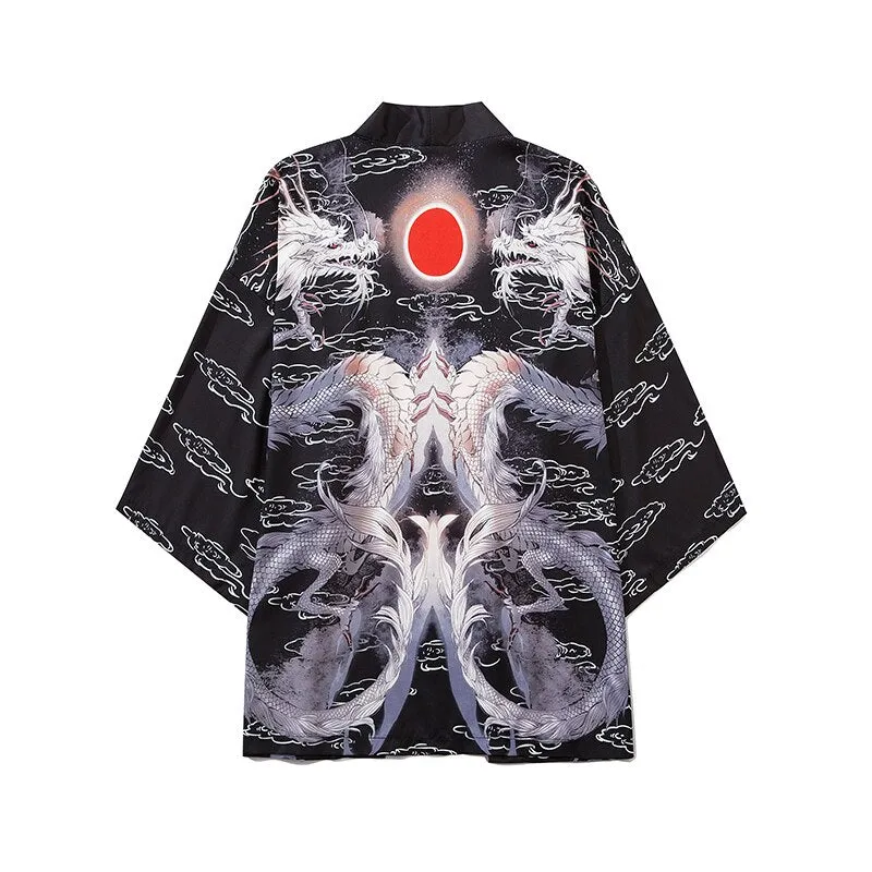Nsqured "Dragon Kimono" Unisex Streetwear Cardigan