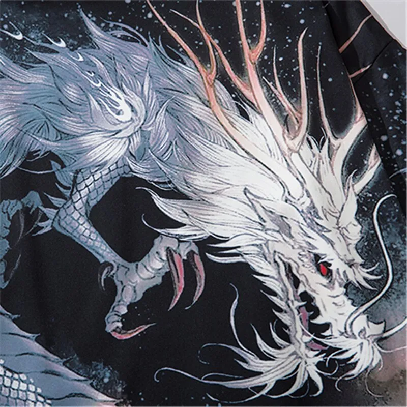 Nsqured "Dragon Kimono" Unisex Streetwear Cardigan