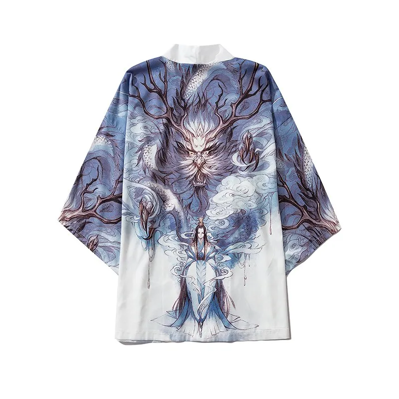 Nsqured "Dragon Kimono" Unisex Streetwear Cardigan