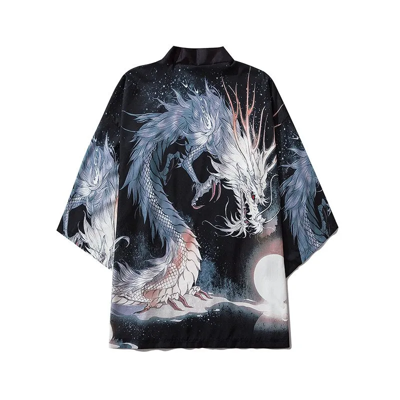 Nsqured "Dragon Kimono" Unisex Streetwear Cardigan