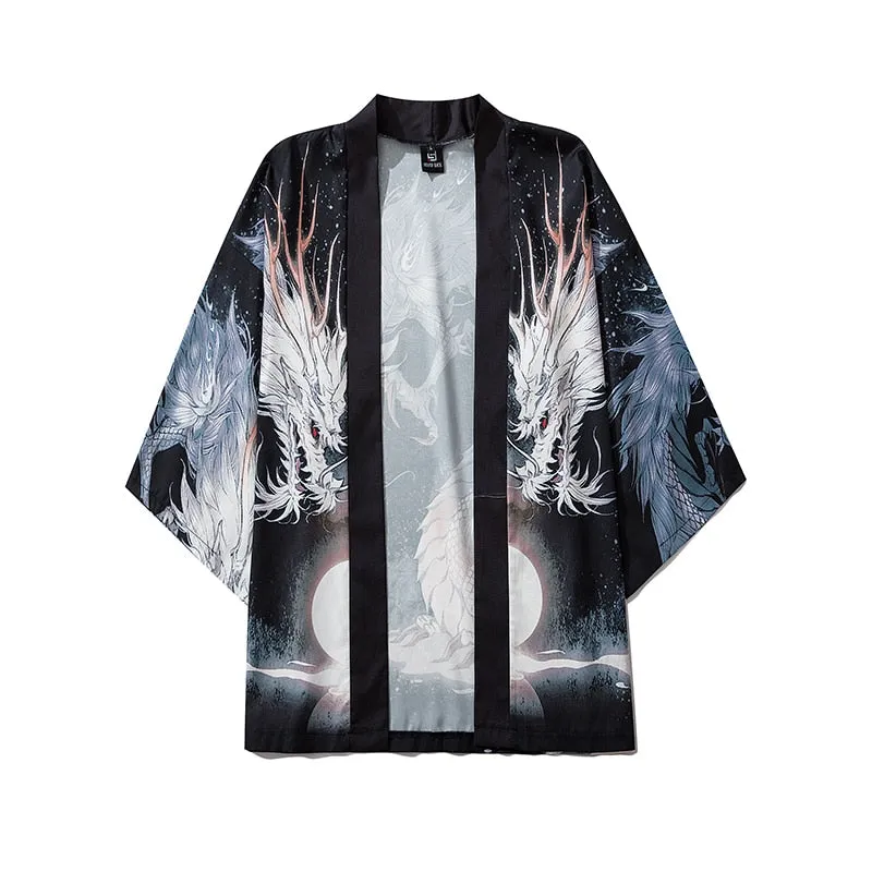 Nsqured "Dragon Kimono" Unisex Streetwear Cardigan