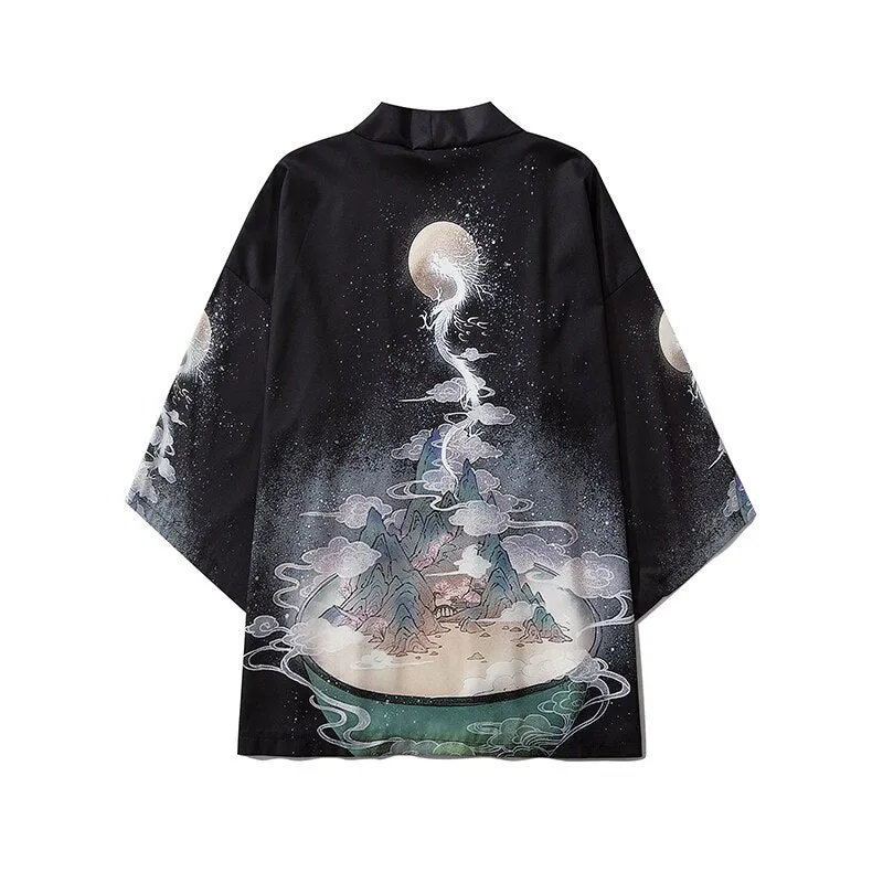 Nsqured "Dragon Kimono" Unisex Streetwear Cardigan