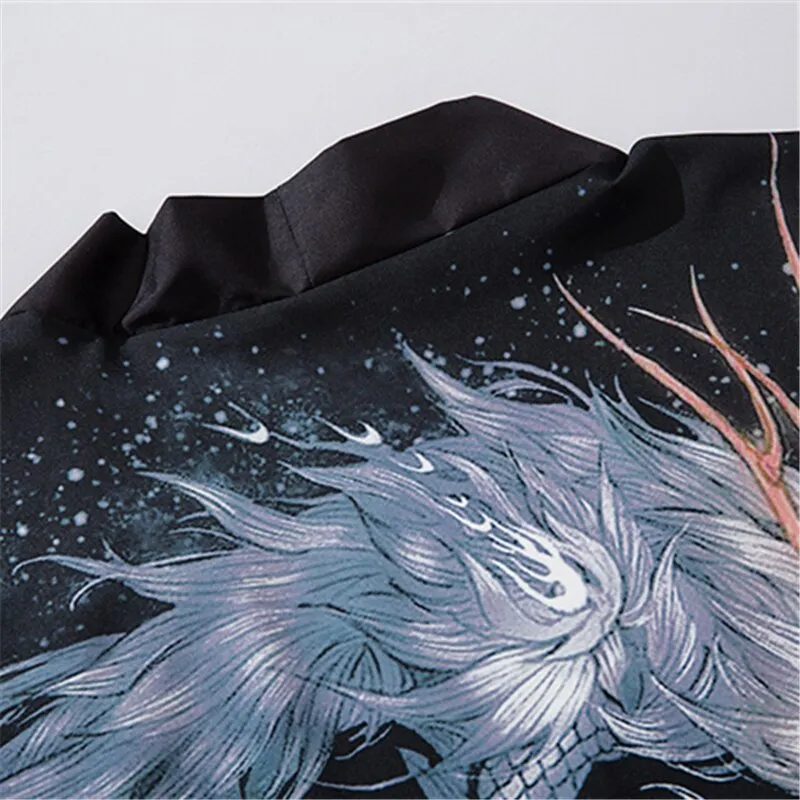 Nsqured "Dragon Kimono" Unisex Streetwear Cardigan