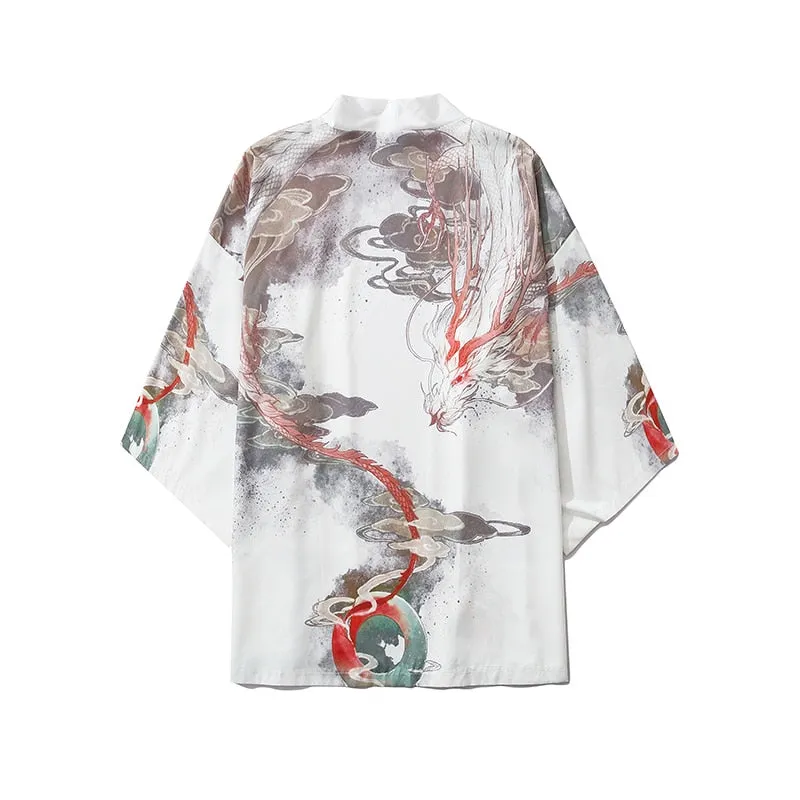 Nsqured "Dragon Kimono" Unisex Streetwear Cardigan