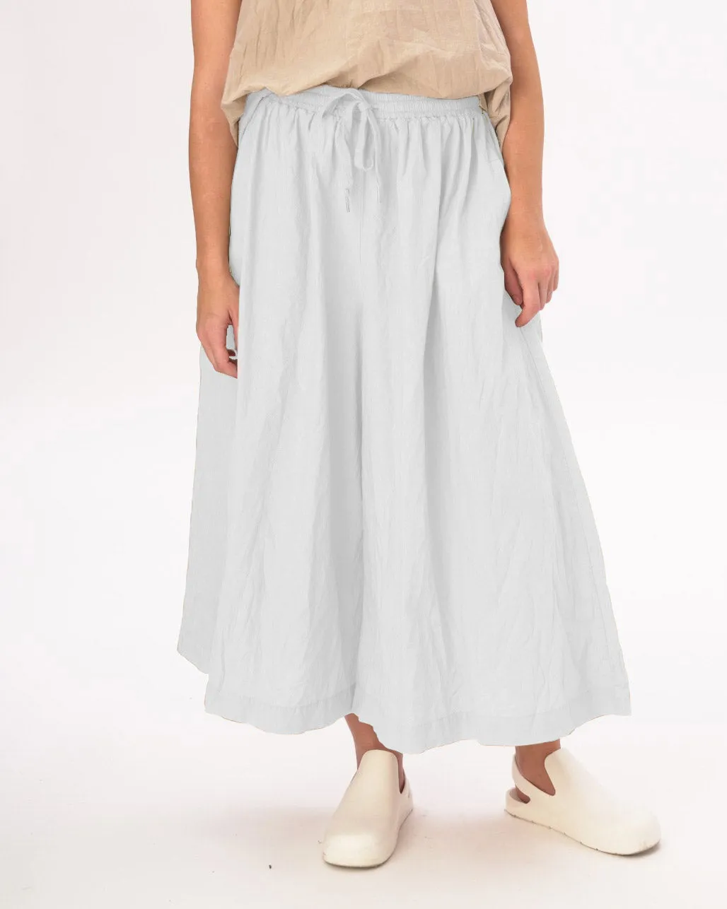 Organic Elastic Waist Parachute Pants