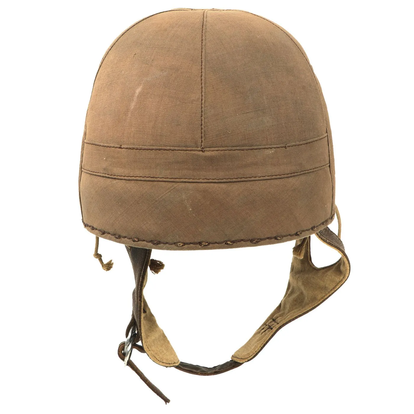 Original Japanese WWII Imperial Japanese Army Tanker Helmet with Markings - dated 1940
