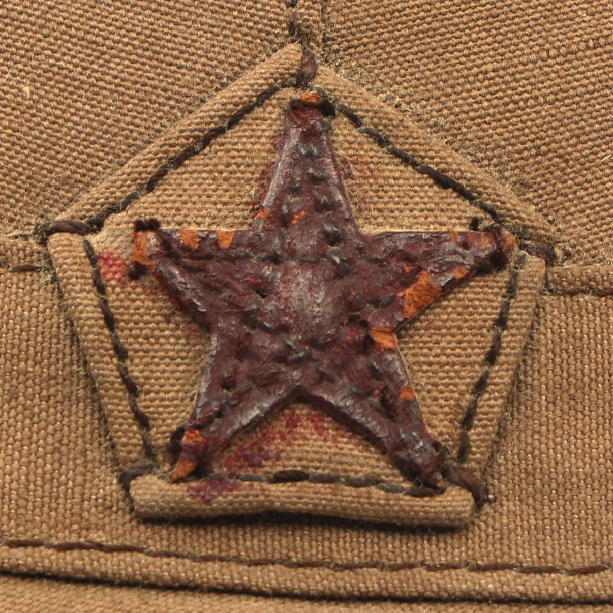 Original Japanese WWII Imperial Japanese Army Tanker Helmet with Markings - dated 1940