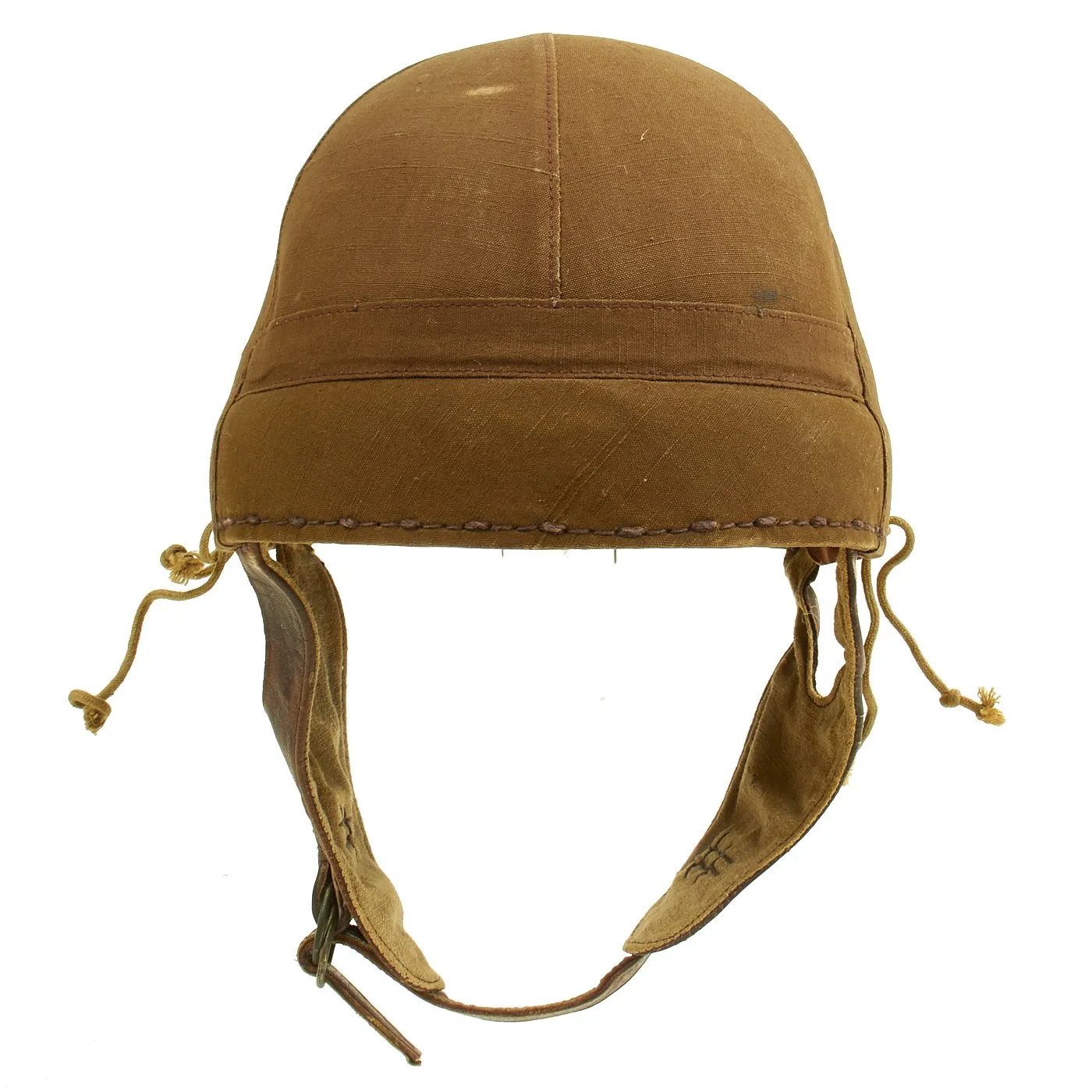 Original Japanese WWII Imperial Japanese Army Tanker Helmet with Markings
