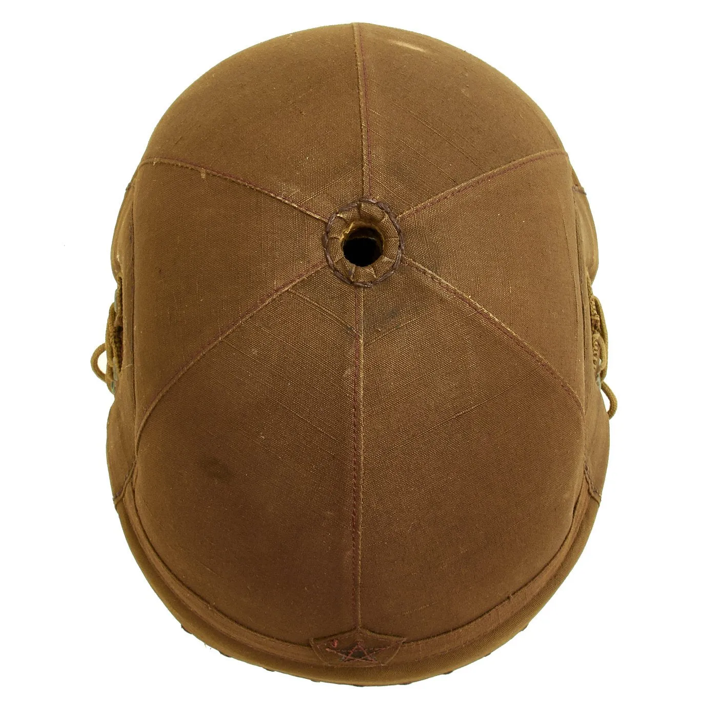 Original Japanese WWII Imperial Japanese Army Tanker Helmet with Markings