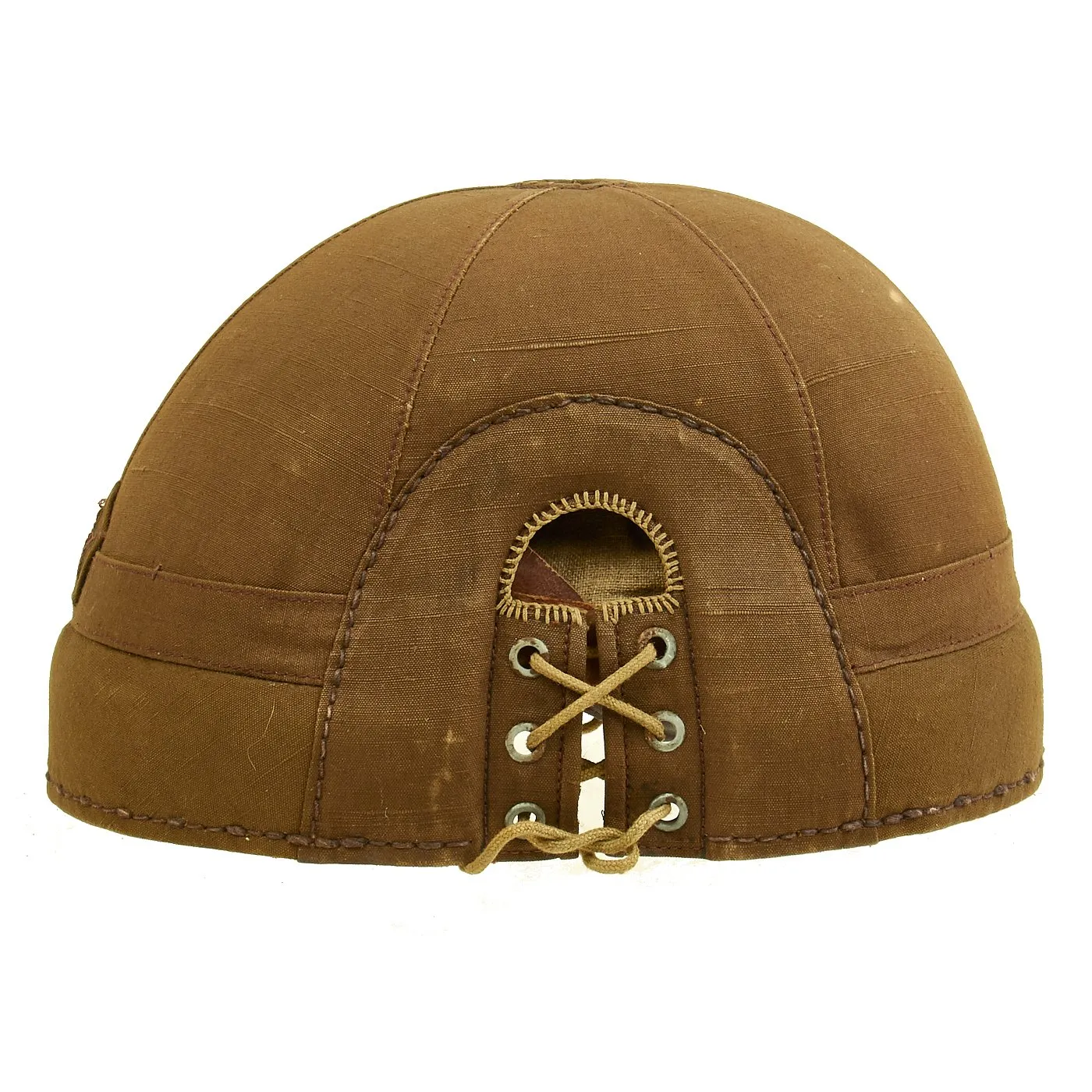 Original Japanese WWII Imperial Japanese Army Tanker Helmet with Markings