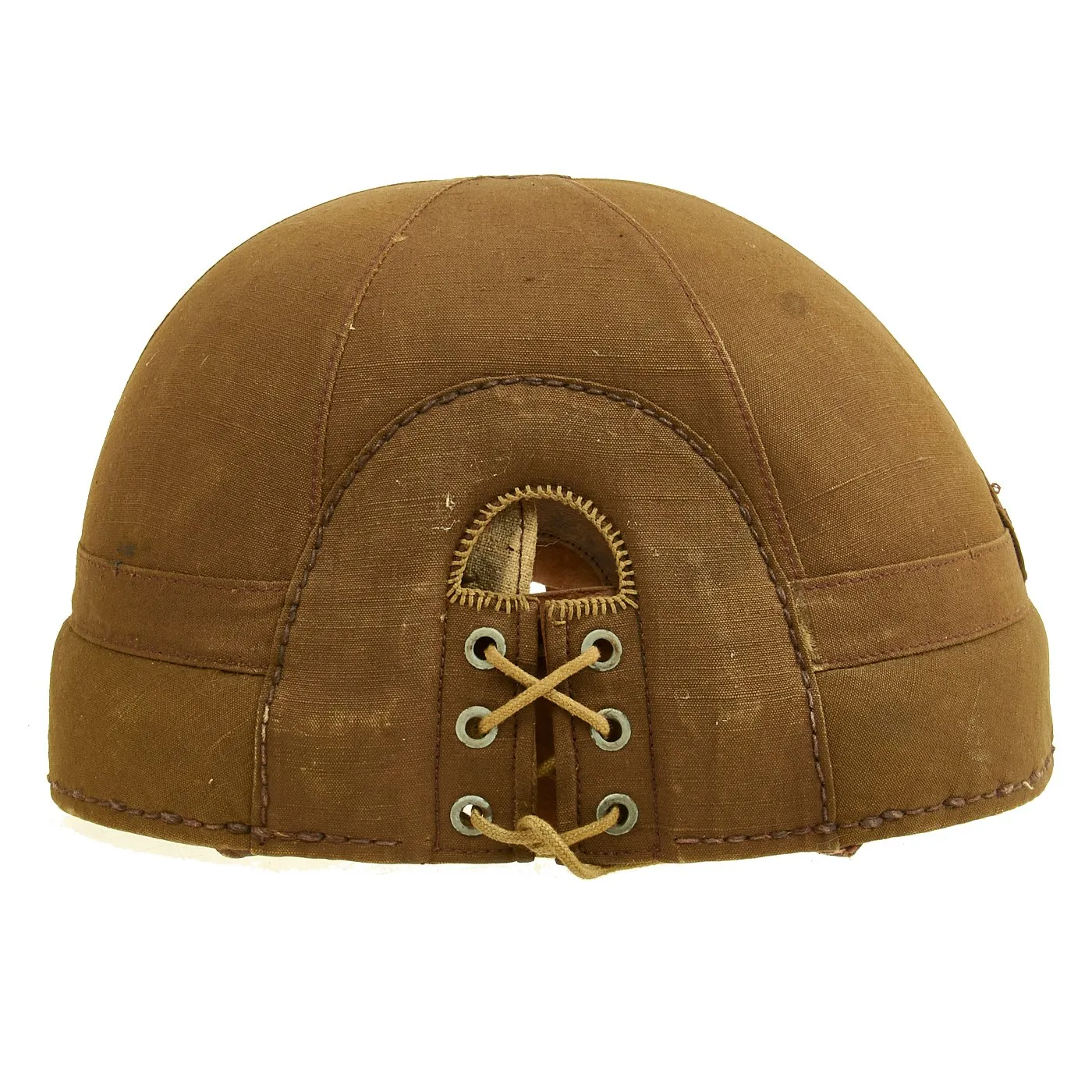 Original Japanese WWII Imperial Japanese Army Tanker Helmet with Markings