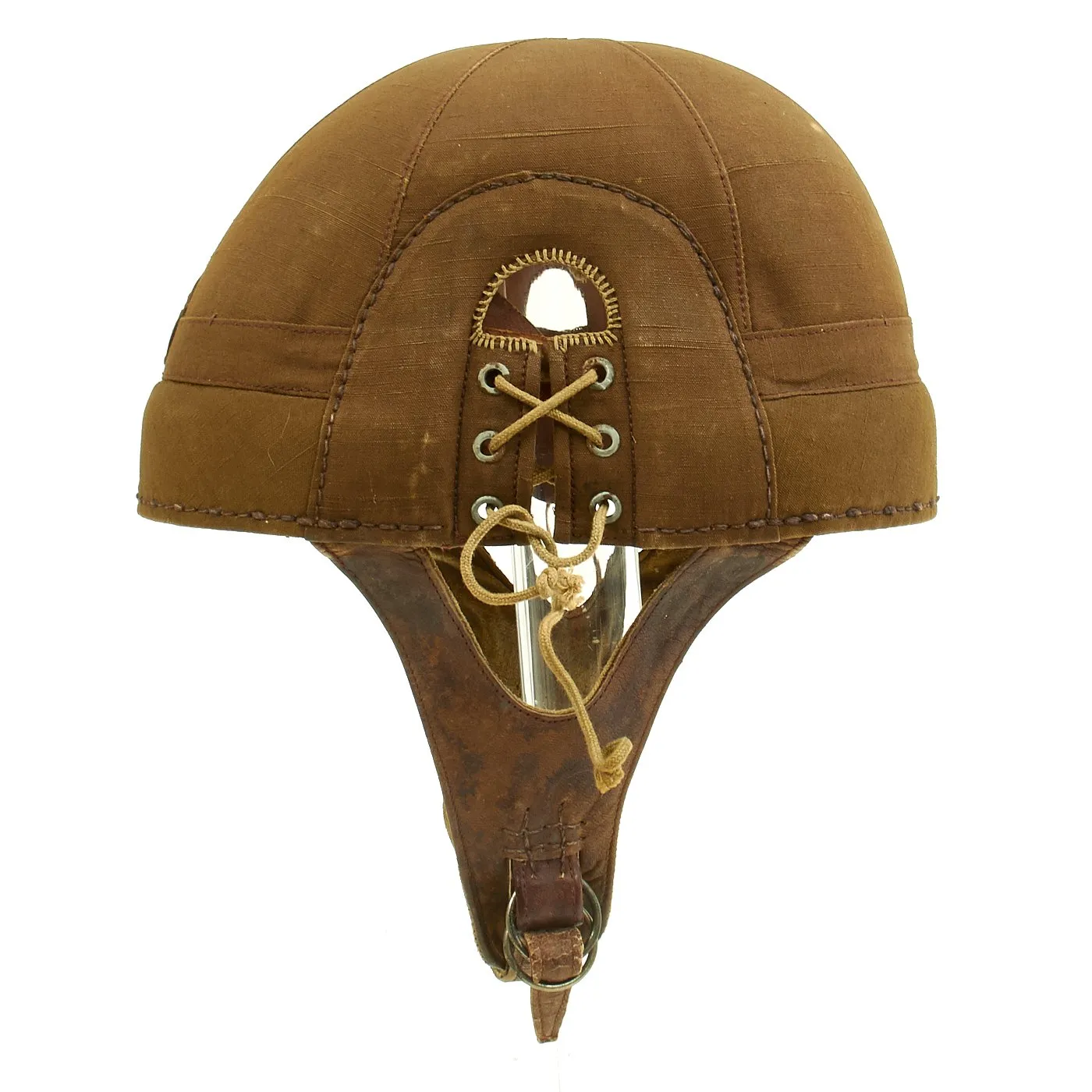 Original Japanese WWII Imperial Japanese Army Tanker Helmet with Markings