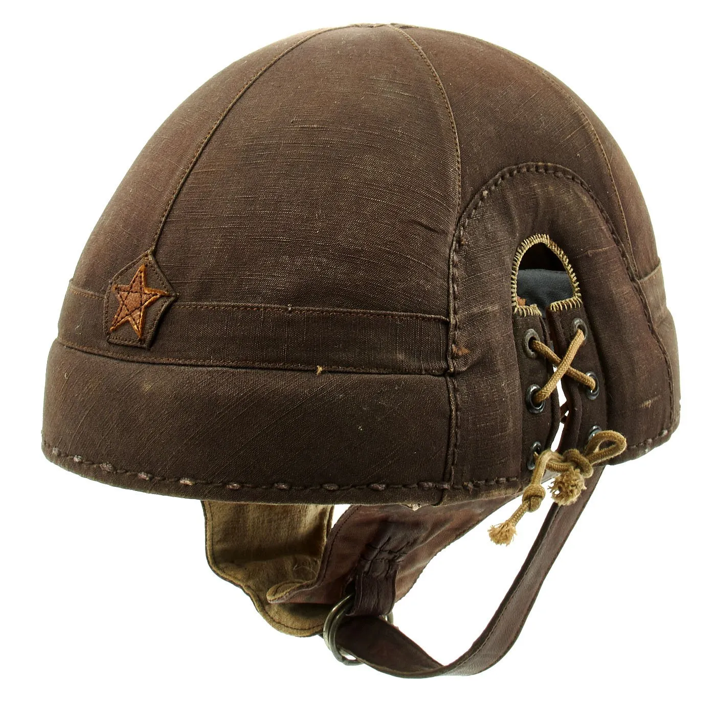 Original Japanese WWII Tanker Helmet - Excellent Condition