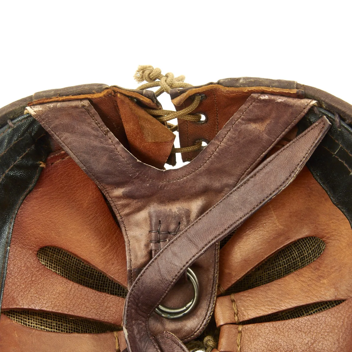 Original Japanese WWII Tanker Helmet - Excellent Condition