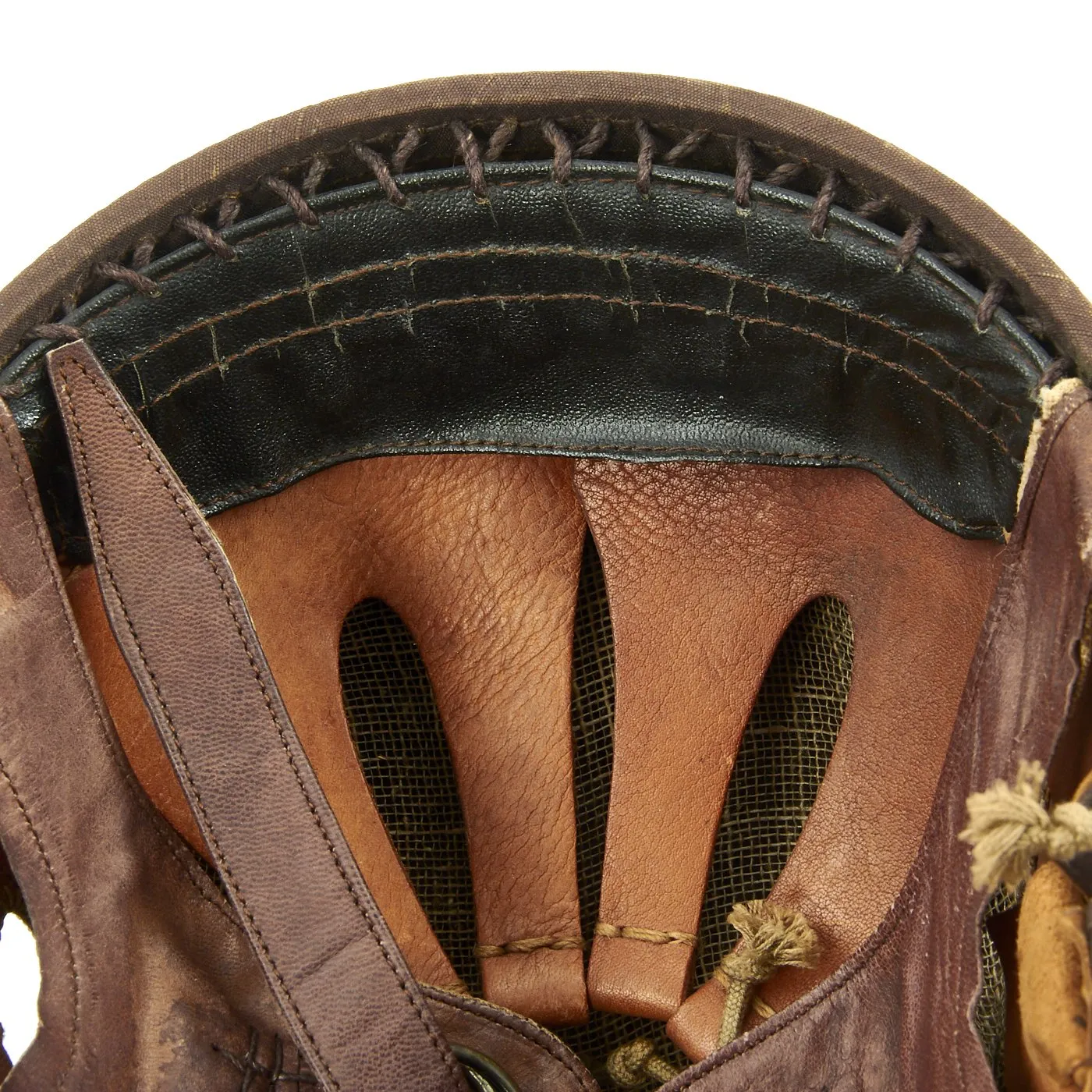 Original Japanese WWII Tanker Helmet - Excellent Condition