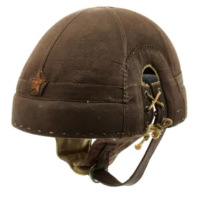 Original Japanese WWII Tanker Helmet - Excellent Condition