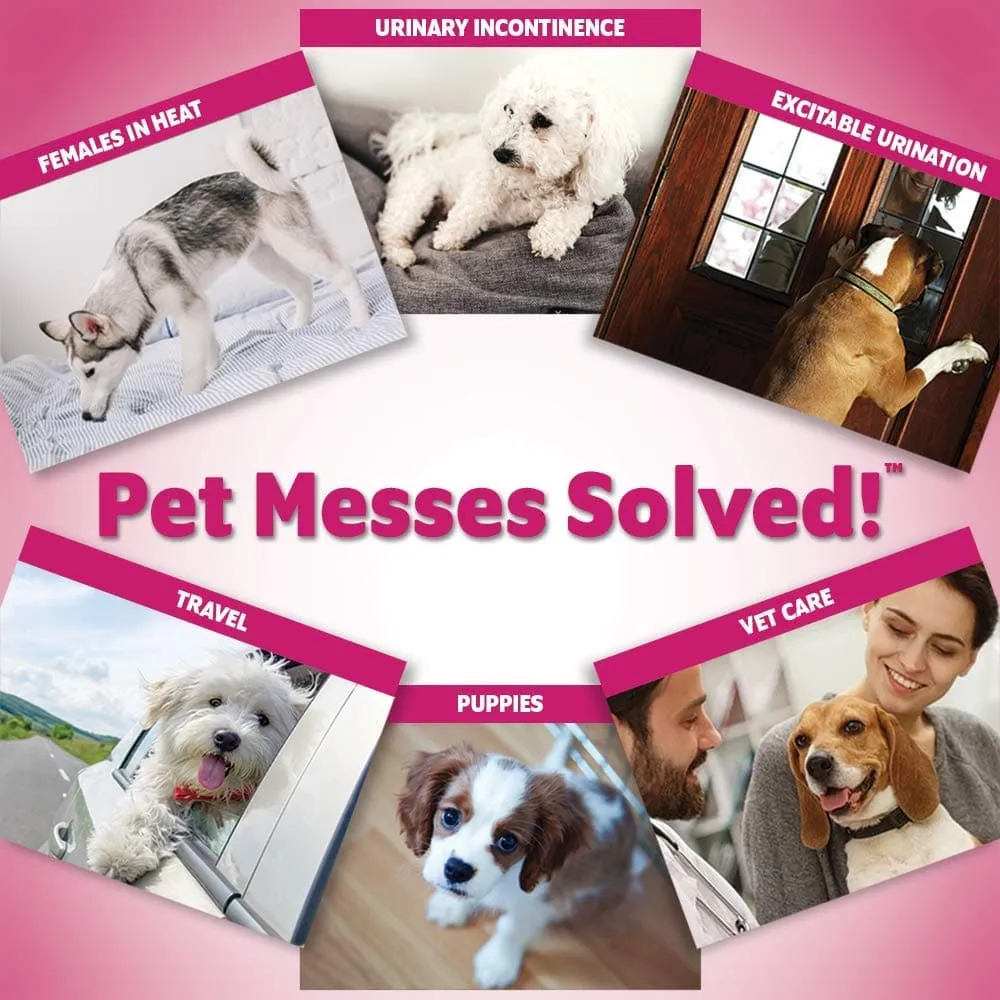 OUT! Disposable Female Diapers for Dogs (33x46cm)