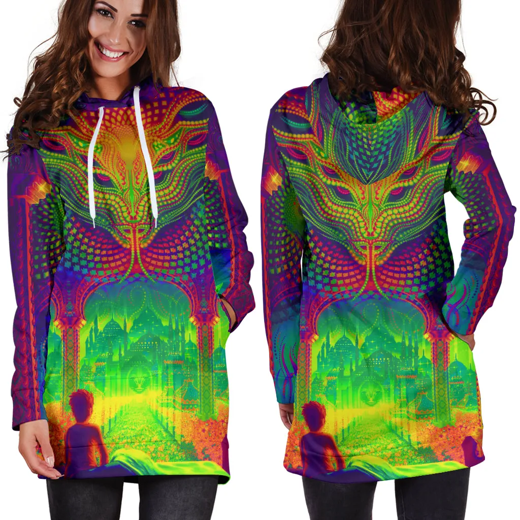 PADWAN HOODIE DRESS | SALVIA DROID