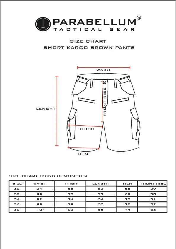 Parabellum® Short Cargo Coyote Ripstop