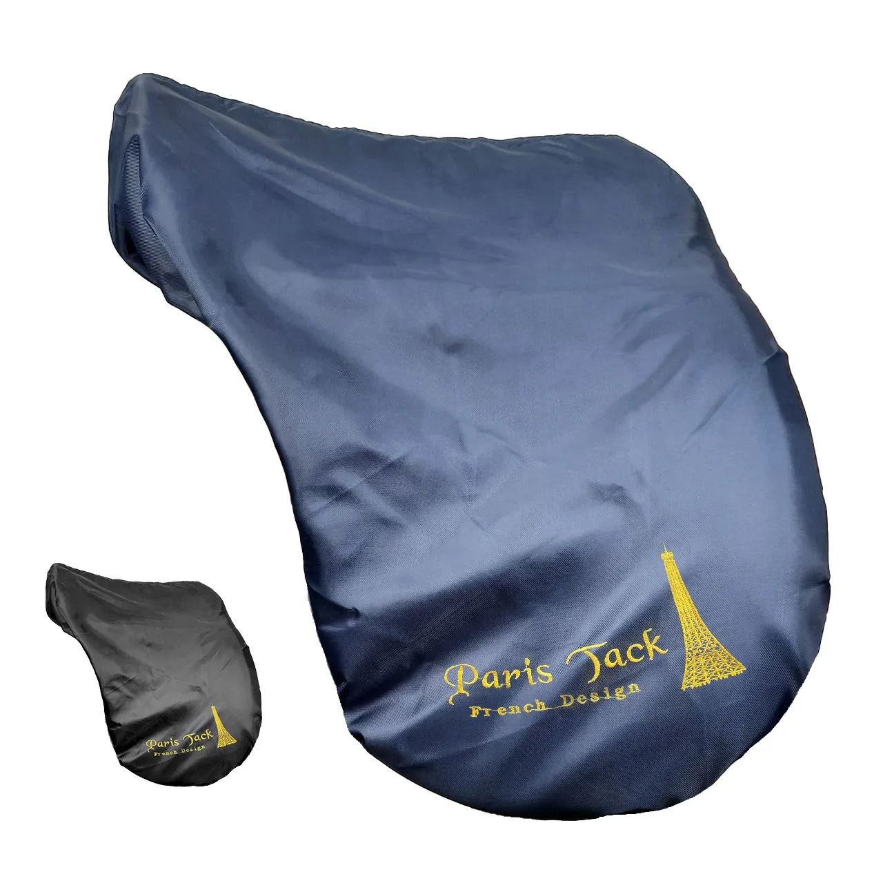 Paris Premium Embroidered Nylon Dressage English Saddle Cover - Fits Most Sizes and Styles of English Saddles - Multiple Colors Available