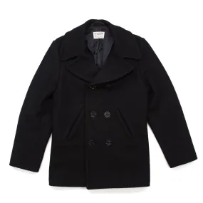 Pea Coat 1938 in Black Wool #1123