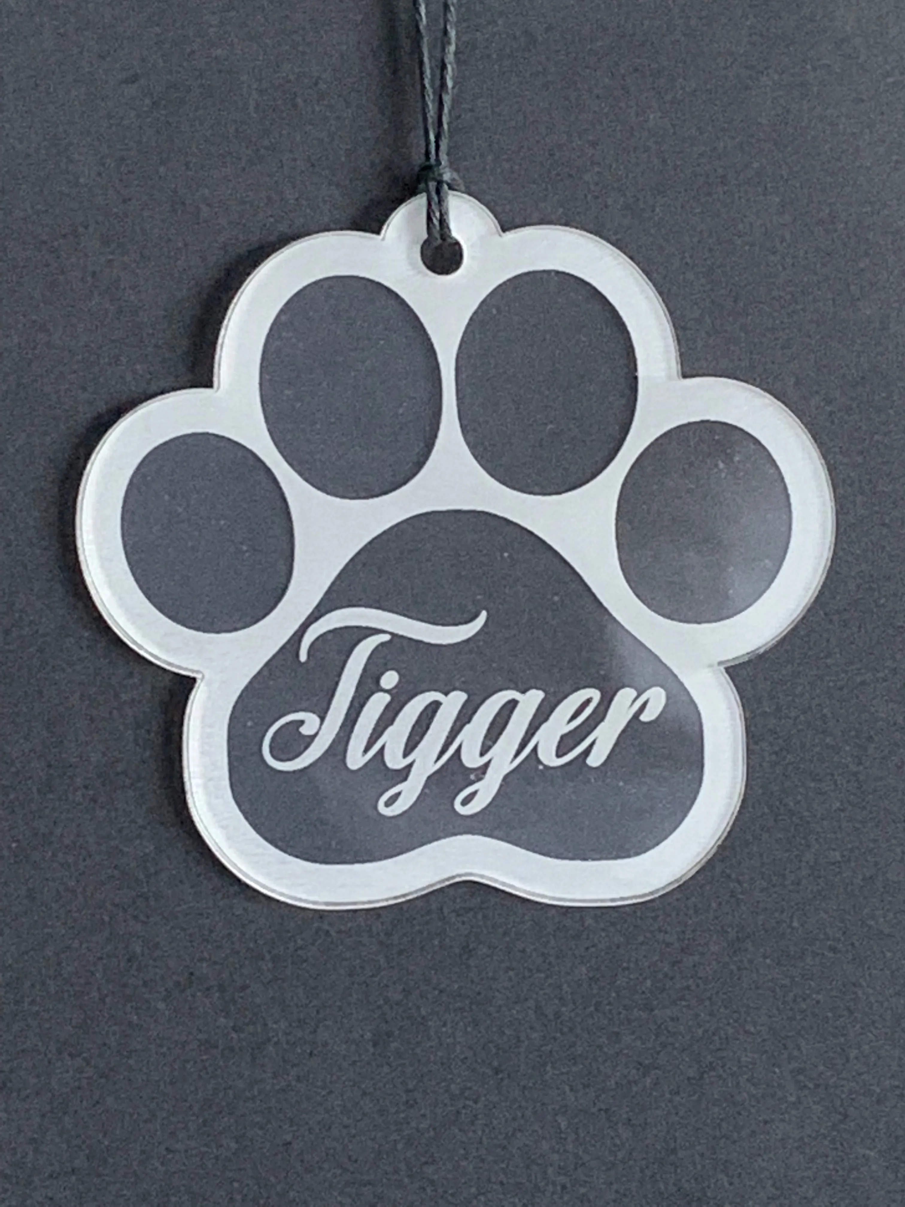 Personalised Acrylic Pet Christmas Decoration