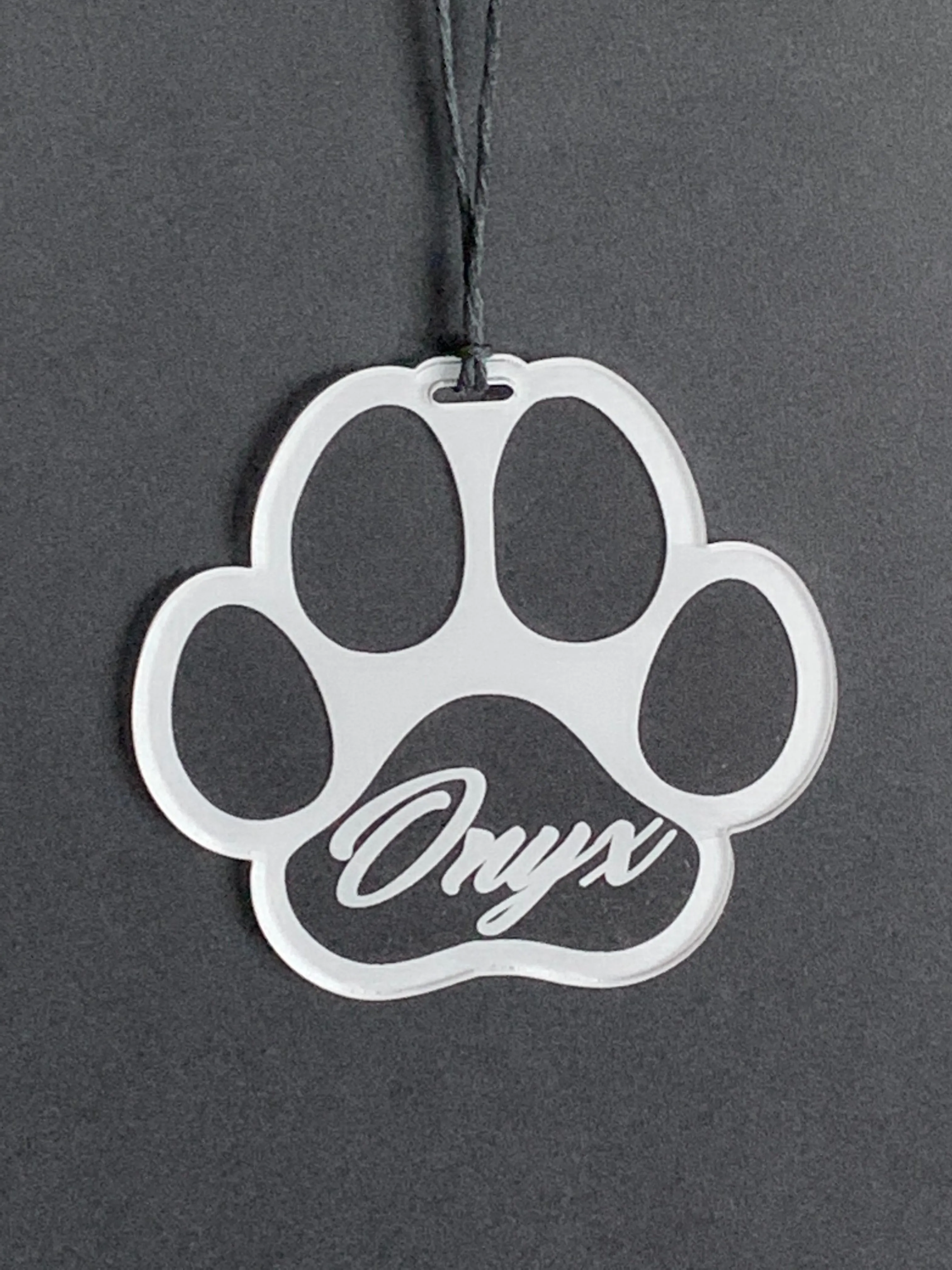Personalised Acrylic Pet Christmas Decoration
