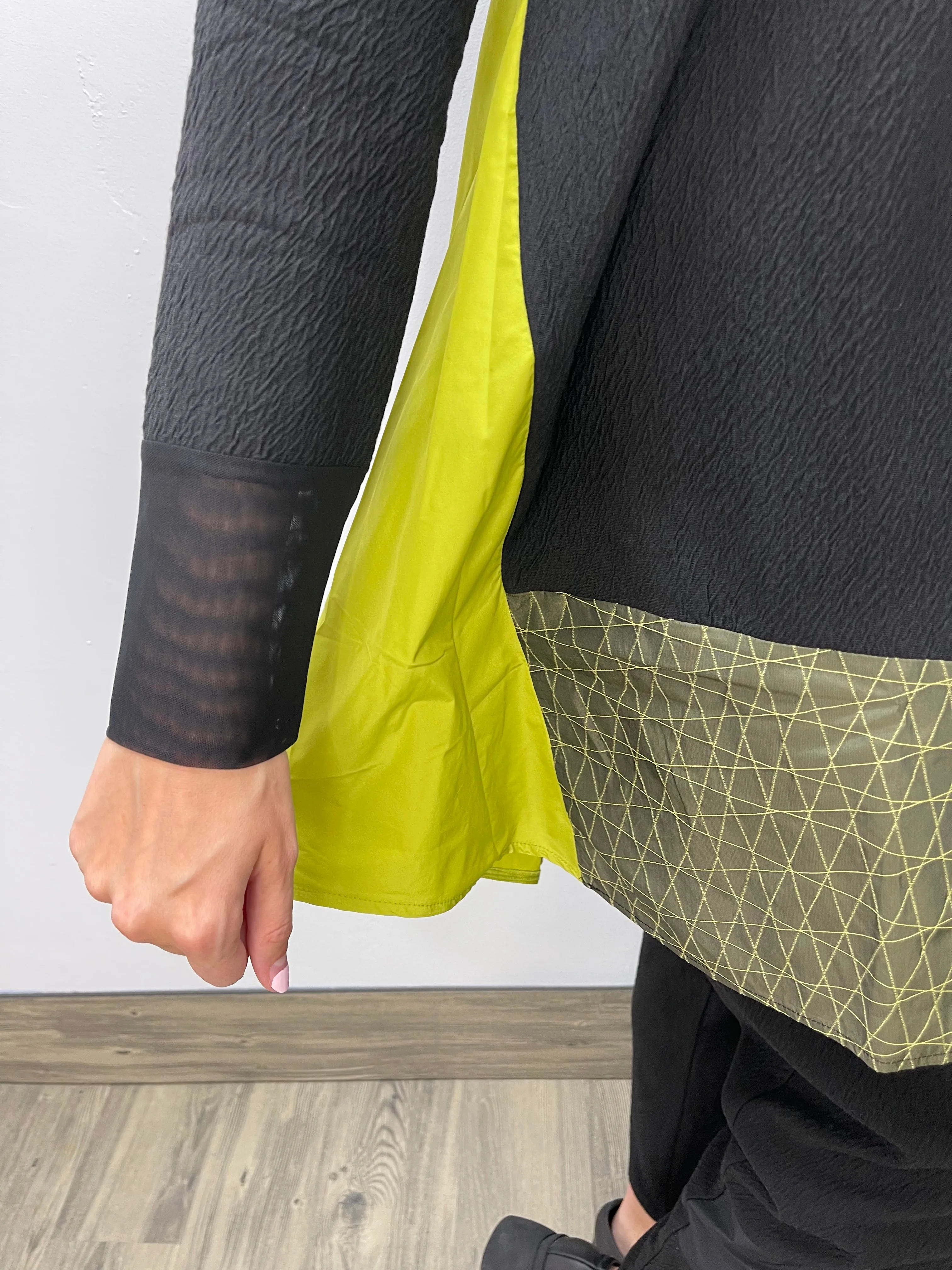 Pistachio Pattern Flare Tunic