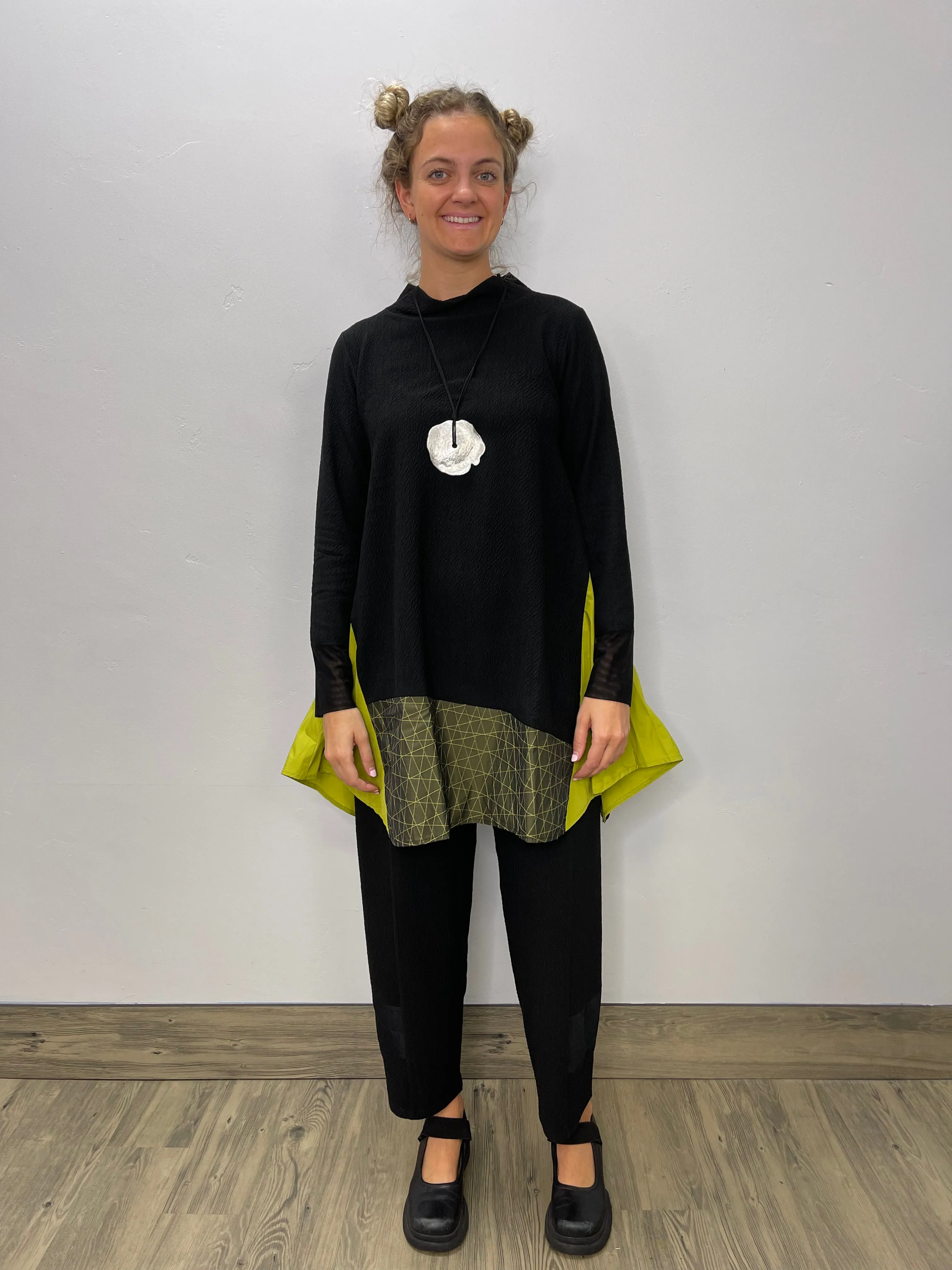 Pistachio Pattern Flare Tunic