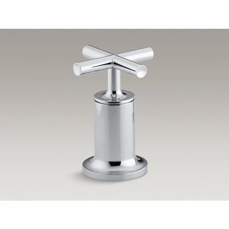 Purist Cross Handle Bath Valve Trim in Polished Chrome
