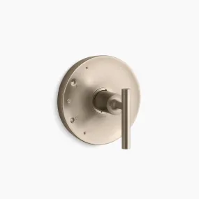 Purist Lever Handle Valve Trim in Vibrant Brushed Bronze