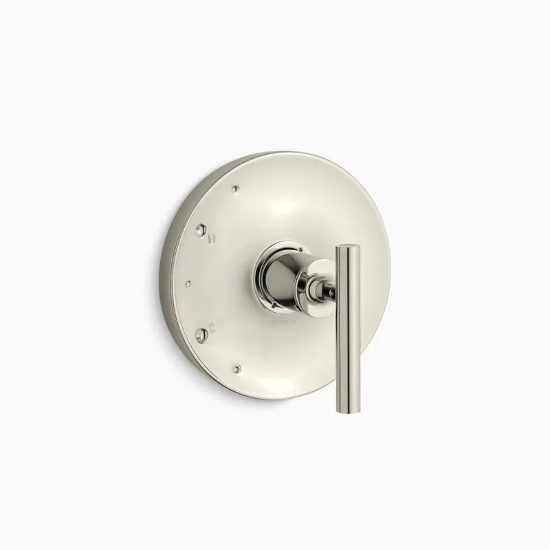 Purist Lever Handle Valve Trim in Vibrant Polished Nickel