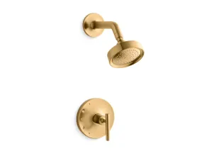 Purist Shower Trim in Vibrant Brushed Moderne Brass