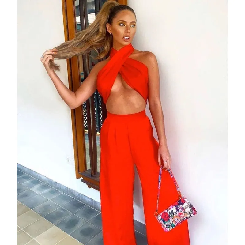 Purpdrank - Sexy Bodycon Rompers Womens Jumpsuit Workout Active Wear Sleeveless Summer Satin Jumpsuits Skinny Fashion