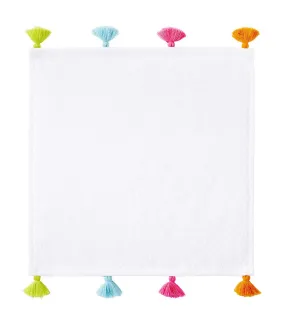 Quick Dry Tassel Bath Collection - Washcloth