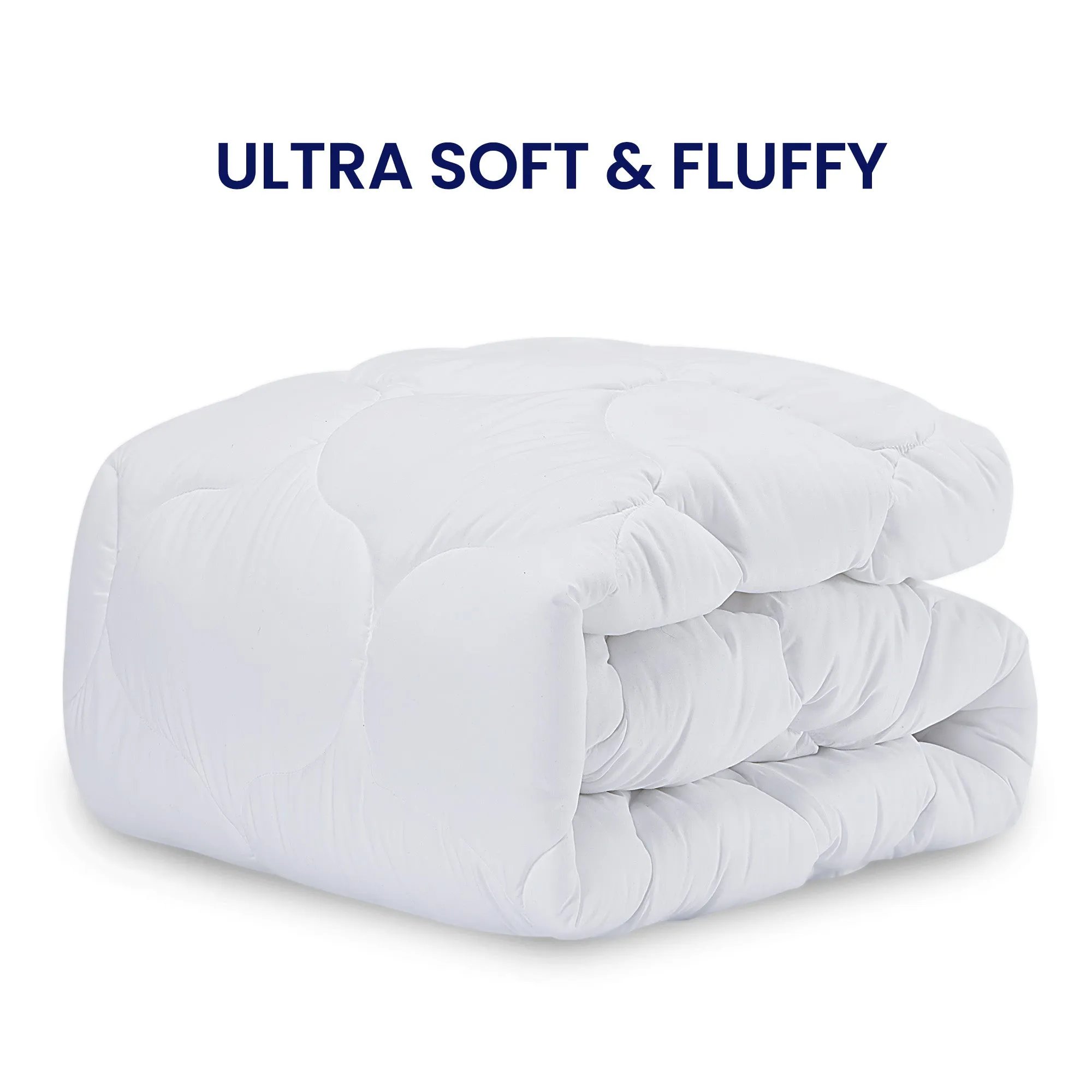 Quilted Fitted Mattress Pad-White