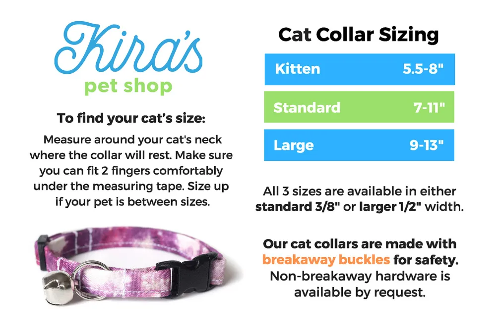 Red Nordic Stripe Winter Cat Collar