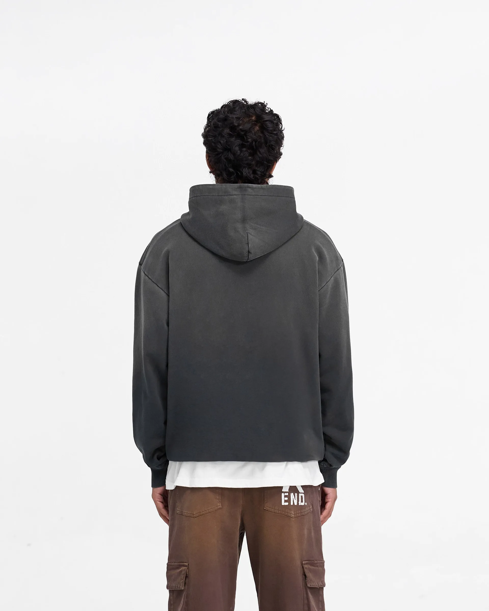 Represent X End Property Of Hoodie - Stained Black