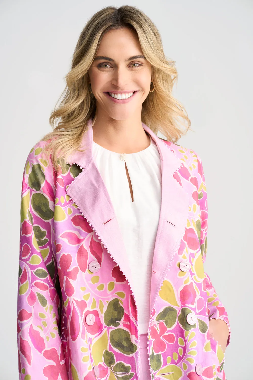 Reversible Linen Coat