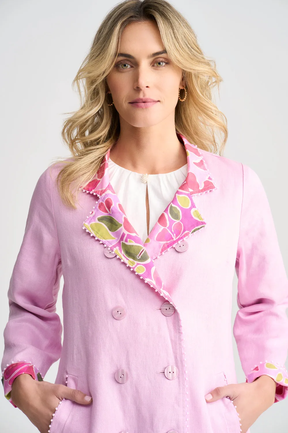 Reversible Linen Coat