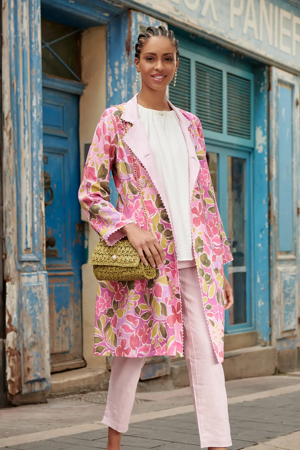 Reversible Linen Coat