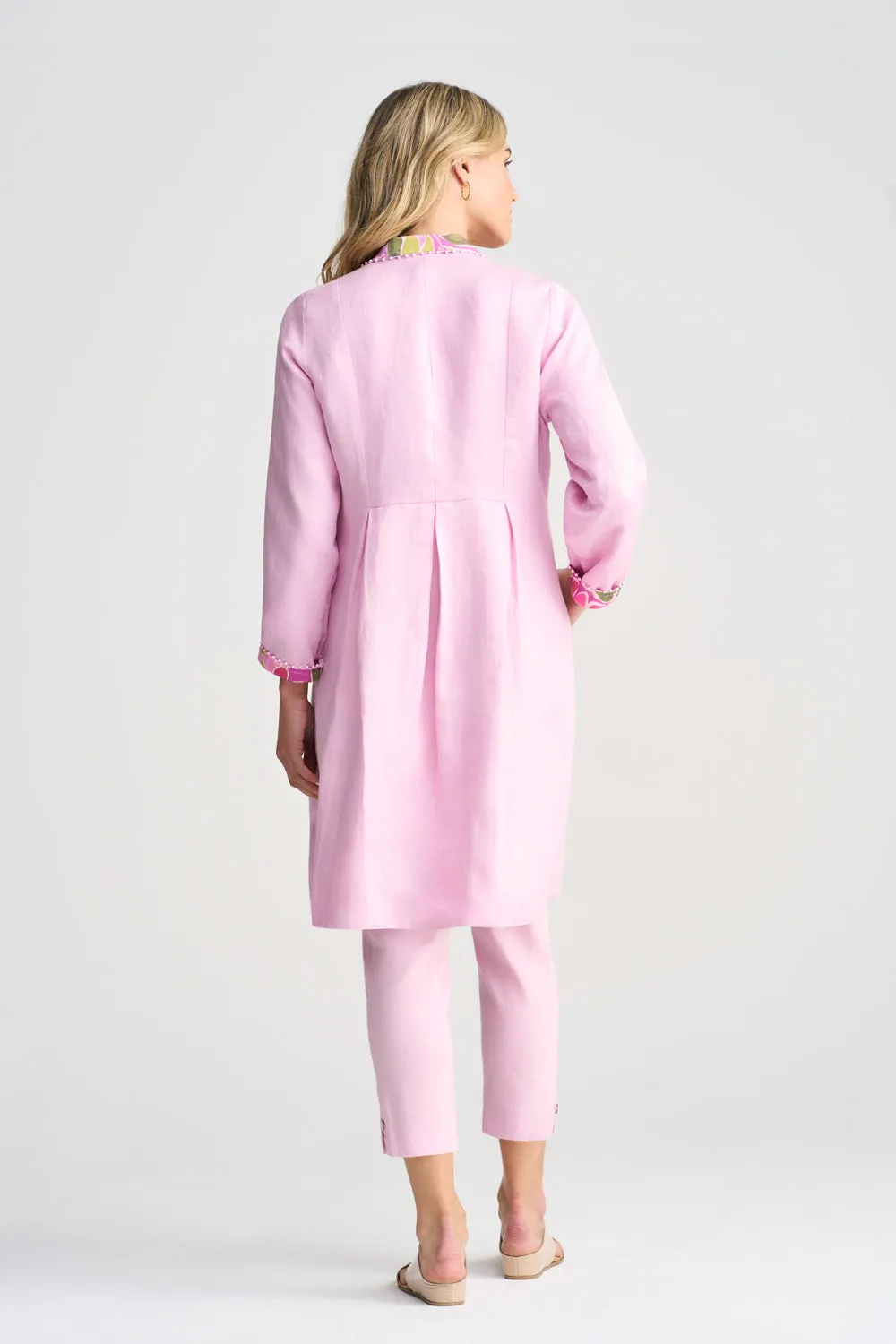 Reversible Linen Coat