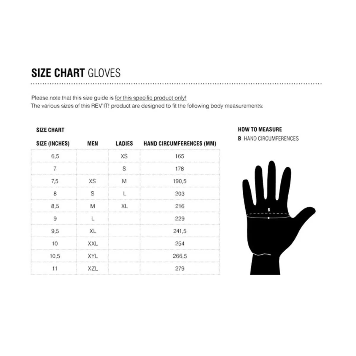 REV'IT Gloves Fusion 2 GTX (Size XL)