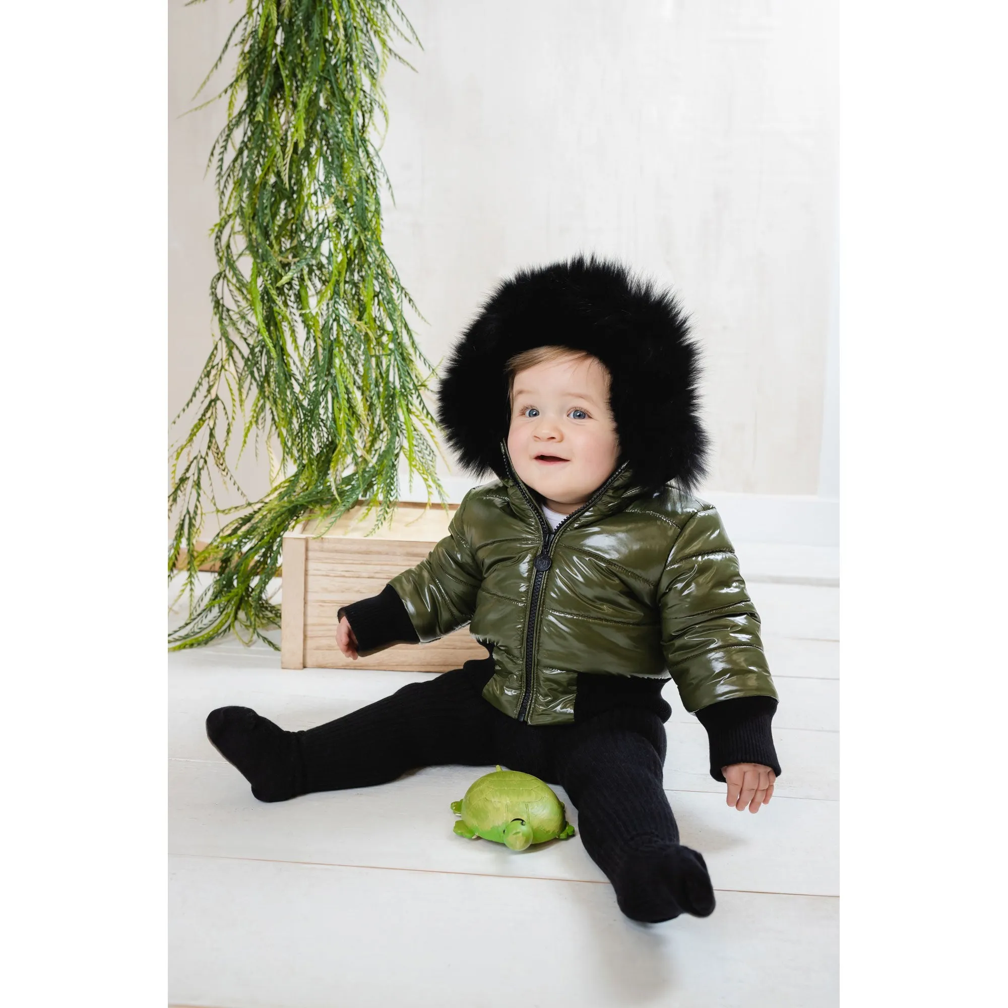 Rib and Ruff Jacket