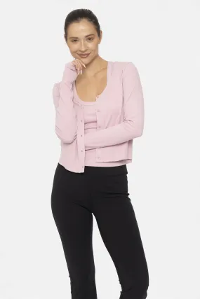 Ribbed Button Down Cardigan