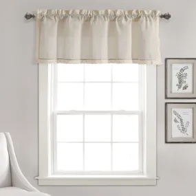 Rosalie Faux Linen Valance