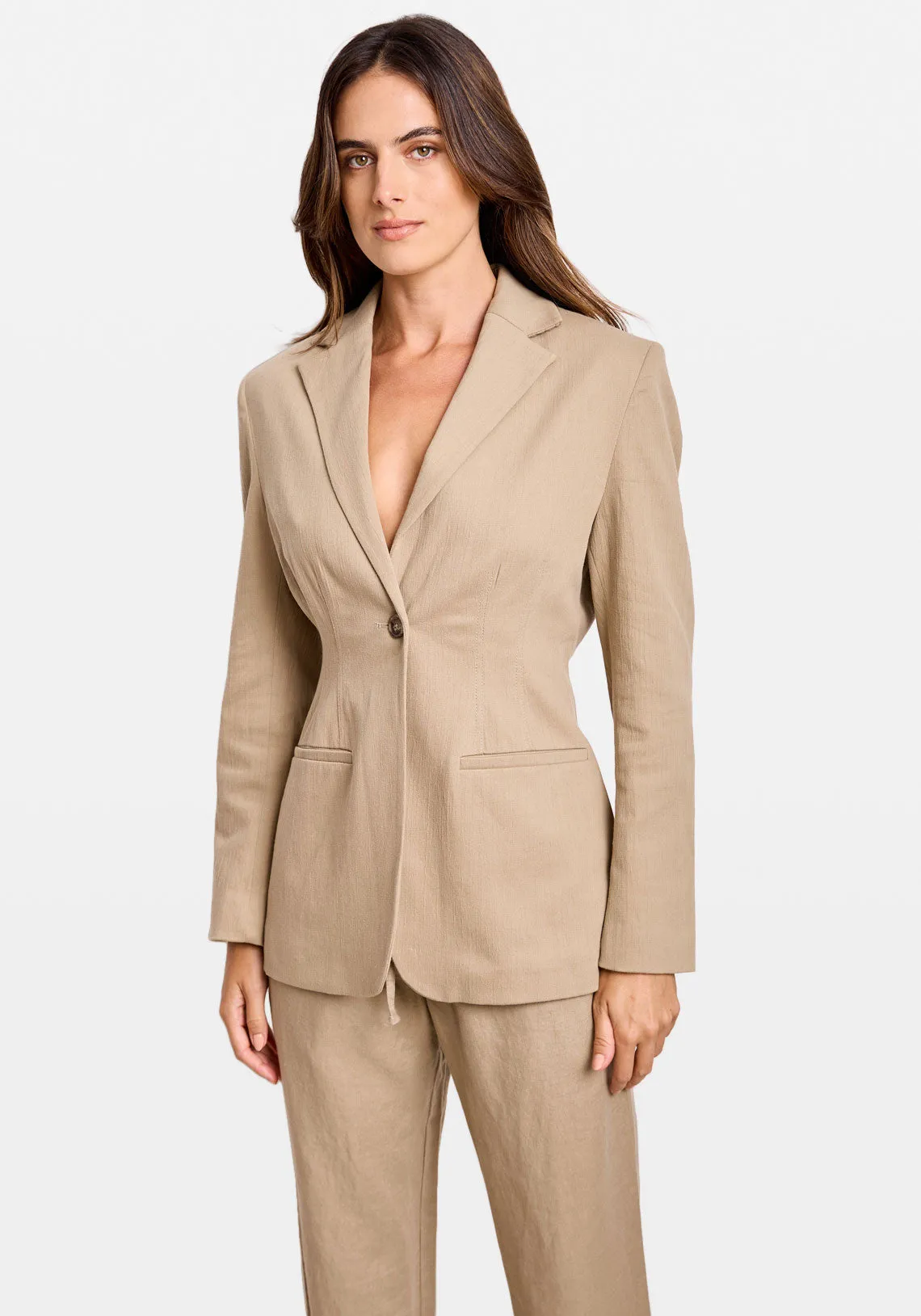 SALIMA BLAZER CHINCHILLA